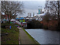 SP0786 : Approaching the end of the Digbeth Branch Canal by Chris Allen