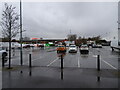 Wet Car Park Scene