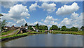 Trent and Mersey Canal at Great Haywood in Staffordshire