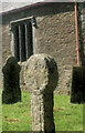 Cross outside St Nectan church