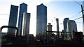 Manchester - residential tower blocks Deansgate Square