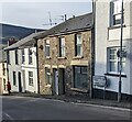 Direction signs alongside High Street, Blaenavon