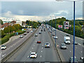 A40 Western Avenue heading east, Perivale