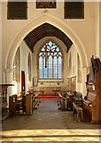 TL5562 : Swaffham Bulbeck: St Mary - chancel and chancel arch by John Sutton