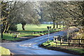 Road junction on the edge of Medstead Green