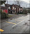 Houses on the east side of Catsash Road, Langstone