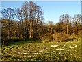 Labyrinth or maze at "Scrapyard Meadow", the former Cantrell Road, Bow