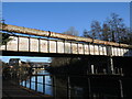 Old pipes over Windsor Road bridge