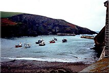 SW9980 : Port Isaac harbour by Bob Walters
