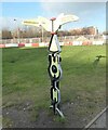 NS5566 : National Cycle Network milepost by Oliver Dixon