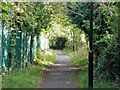 Footpath to Castle Bar Park station