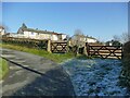 Blocked stile above Intake Farm