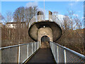 Two-level footbridge, Galashiels