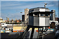 Canary Wharf : observation platform, near Billingsgate Market