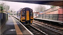 SE2735 : A Class 158 diesel multiple unit leaves Burley Park Station on a service to York by Roger Templeman