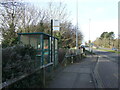 Bus stop and shelter on Bessingby Road (A1038)