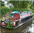 Residential narrowboat near Stafford