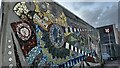 TQ3283 : Mosaic, City of London Academy Islington, Packington Street by Bryn Holmes