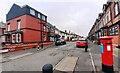 Looking along Walmsley Road from Cardigan Road junction