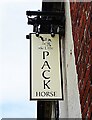 The Little Pack Horse (2) - sign, 31 High Street, Bewdley, Worcs