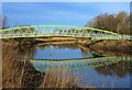 Green bridge over the River Carron