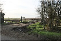 SP4403 : Field entrance by Eaton Road by David Howard