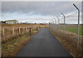 NH7651 : Path to Inverness Airport by Craig Wallace