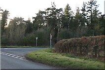 SU3495 : The B4508 at the junction of Buckland Road by David Howard