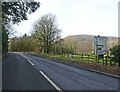 Approaching the junction with the A465