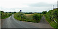 Lanes junction west of High Offley in Staffordshire