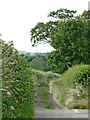 Tunstall Lane north-west of High Offley in Staffordshire