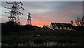 Electricity pylons near Derwenthorpe