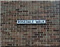 Rosedale Walk sign