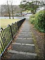 Steps down to Maxwell Avenue