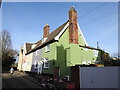 Colourful cottages in Rectory Street, Halesworth