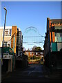 Car park entrance off Alum Rock Road, Saltley