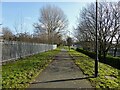 Cycle path following route of former railway