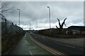 Cycle path along Valley Road