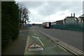 Cycle path along Hillam Road