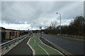 Bus stop along Stanley Road