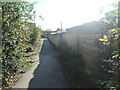 Boundary wall, James Street traveller site