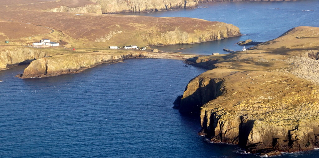 The Havens Fair Isle From The Air Mike Pennington Geograph Britain And Ireland