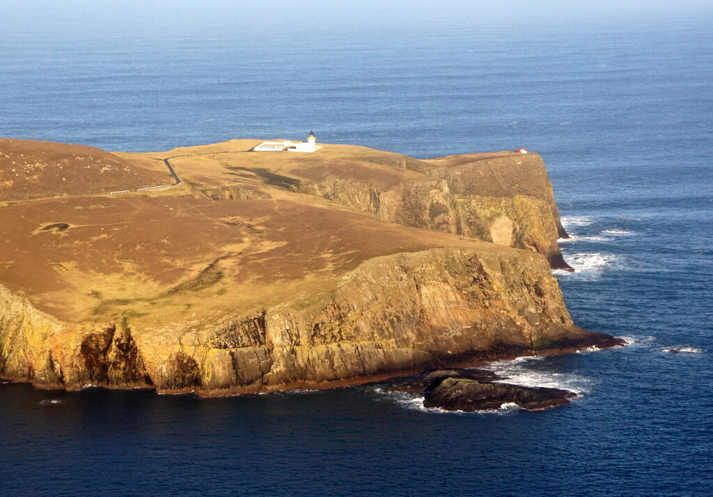 North Light Fair Isle From The Air Mike Pennington Geograph