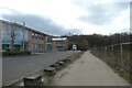 Cycle path in the industrial estate