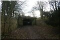 Closed tunnel on Parlington Lane