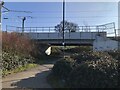 Path under the Metro line at South Hylton