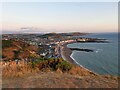 Wide Angle of Aberystwyth from Constitution Hill at Sunset