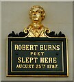 Robert Burns slept here