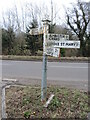 Cheat Corner signpost