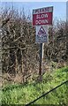 Please Slow Down - Tractors Crossing, Morton, South  Gloucestershire